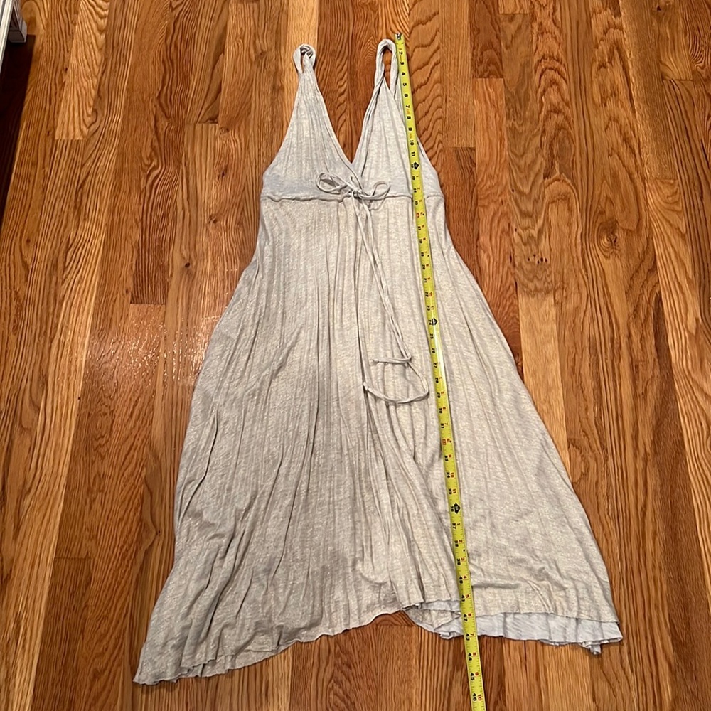 Joie M double lined twist strap cinch bodice grecian flowing dress